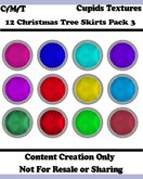 12 Plain Christmas Tree Skirts Textures