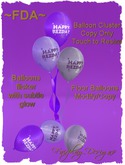 ~R~FDA~Happy Rezday Shades of Purple Balloon Kit ~ COPY
