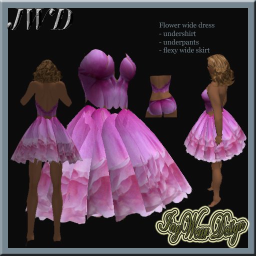 JWD Flower wide Dress