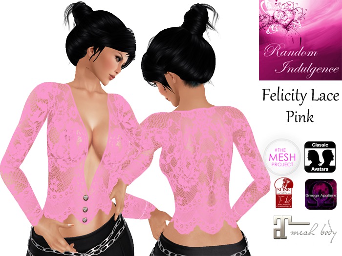 [RI] Felicity Lace Blouse - Pink