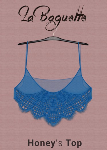 [La Baguette] Honey's top ~ Blue