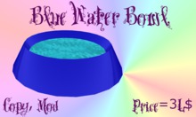 Water Bowl - blue