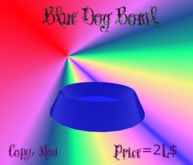 Dog Bowl - Blue