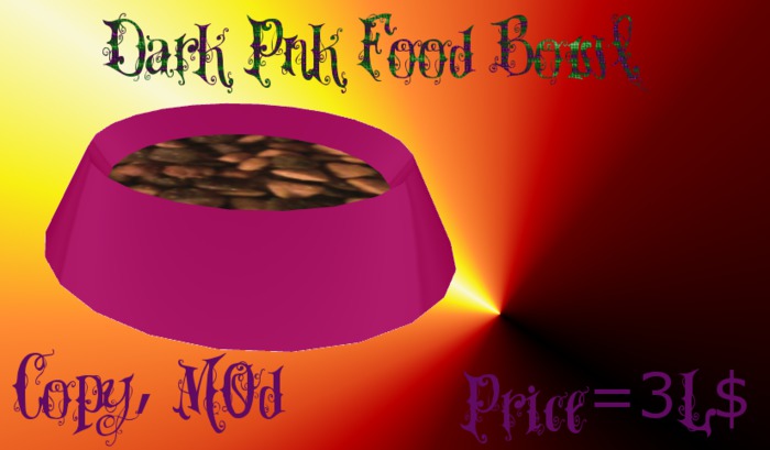 Food Bowl - Dark Pink