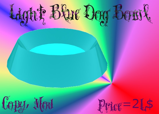 Dog Bowl - Light Blue