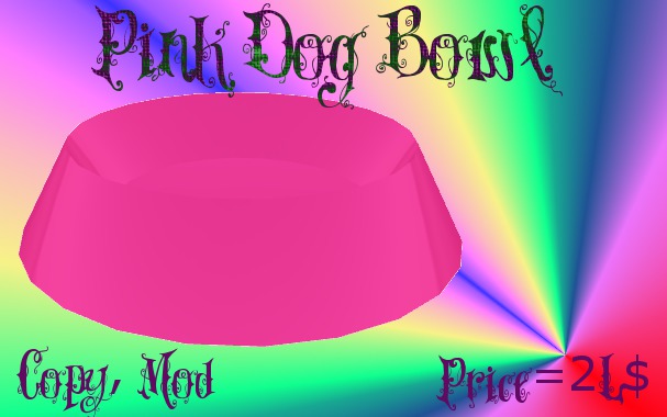 Dog Bowl - Pink