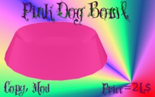 Dog Bowl - Pink