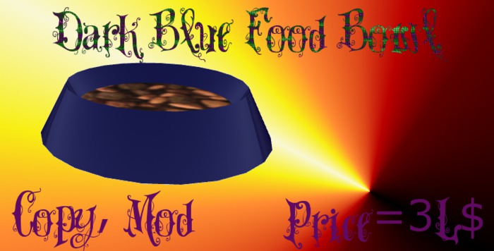 Food Bowl - Dark Blue