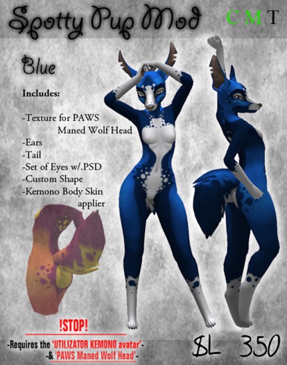 .:Chimera:. Spotty Pup Mod _ Blue