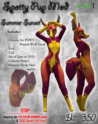 .:Chimera:. Spotty Pup Mod _ SummerSunset