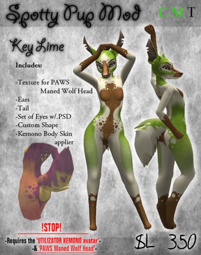 .:Chimera:. Spotty Pup Mod _ KeyLime