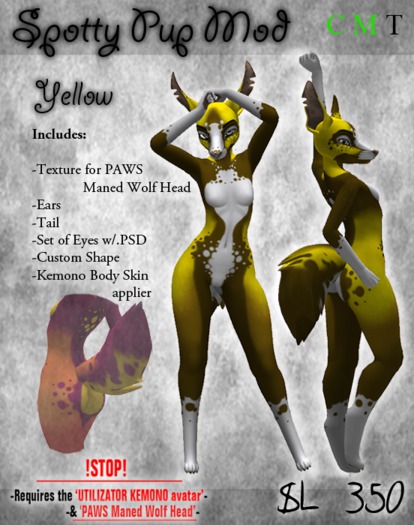 .:Chimera:. Spotty Pup Mod _ Yellow
