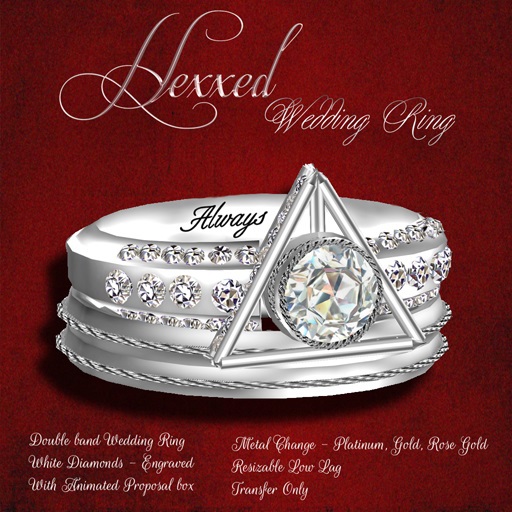 Exquisite Hexxed Wedding Ring