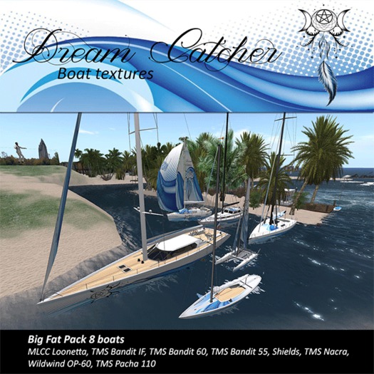 Dreamcatcher texture fat pack 8 boats