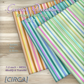 [CIRCA] Pkg - "Gossip Dreamer" - Striped Area Rugs - Set 2