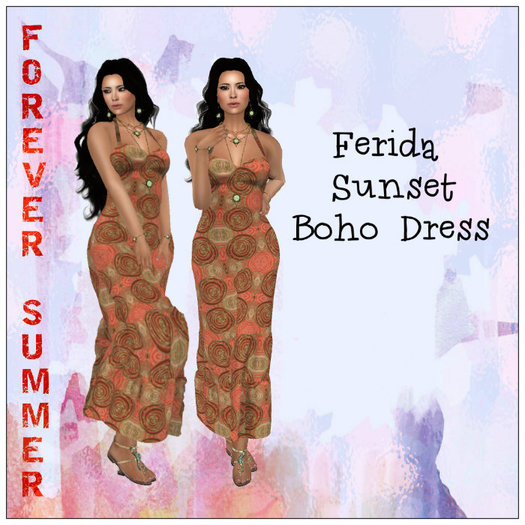 {FS} Ferida Sunset Boho Dress