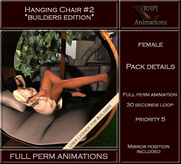 [RNP] Hanging Chair #2_Female - Full Perm Animation
