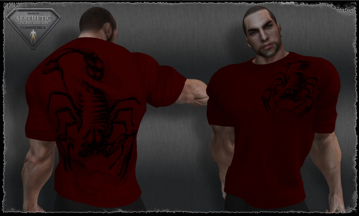 T-Shirt - Scorpion - Red