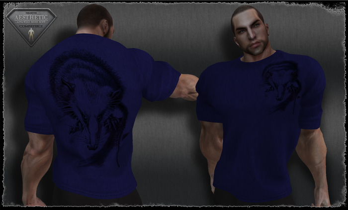 T-Shirt - Rat - Blue