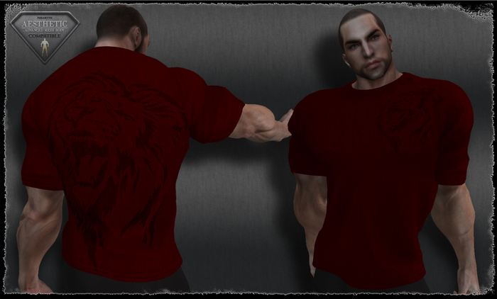 T-Shirt - LionHead - Red