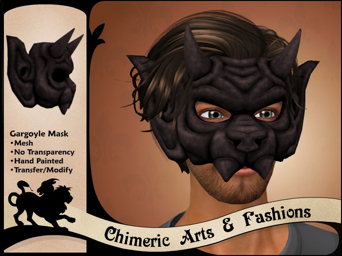 Gargoyle Mask (Dark)