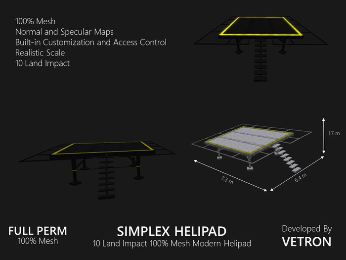 [Vetron] Simplex Helipad