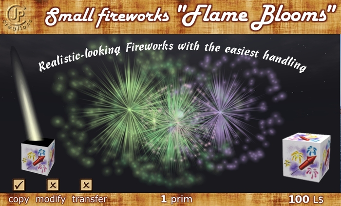 *CJP Creations* Small fireworks "Flame Blooms" (promo)