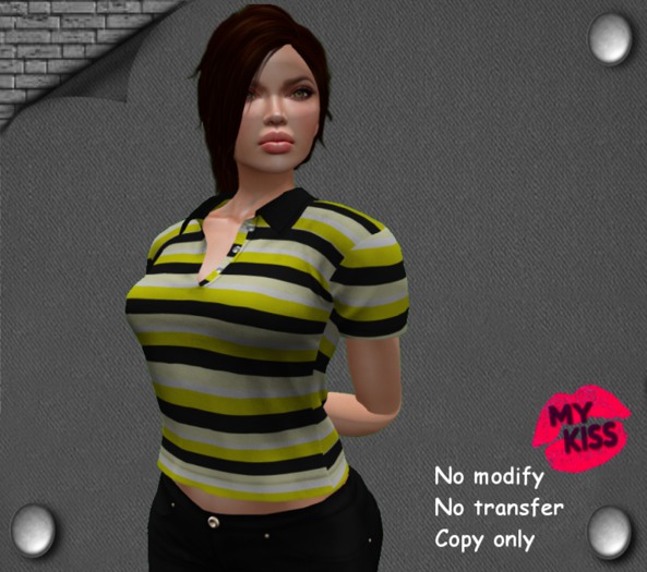 MY KISS - Polo Striped -- DEMO