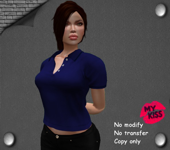 MY KISS - Polo Striped Black - In Box