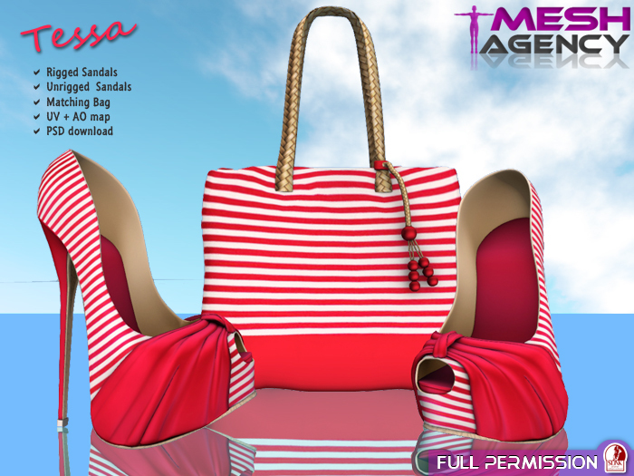 Slink High PeepToe & BAG "Tessa" - FULL PERM