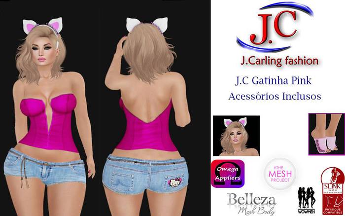 J.C. Gatinha pink C