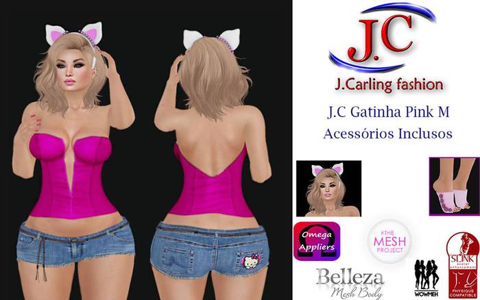 J.C. Gatinha pink M