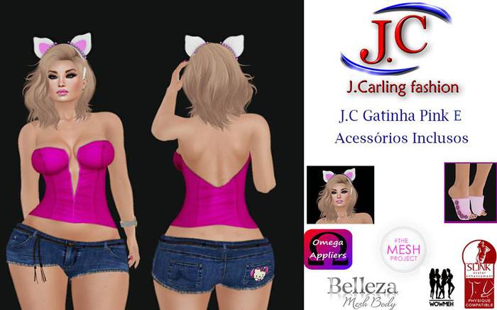 J.C. Gatinha pink E