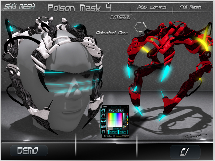 Poison Mask 4  -Shu Mesh-DEMO