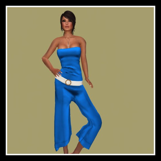 BLUE  JUMPSUIT