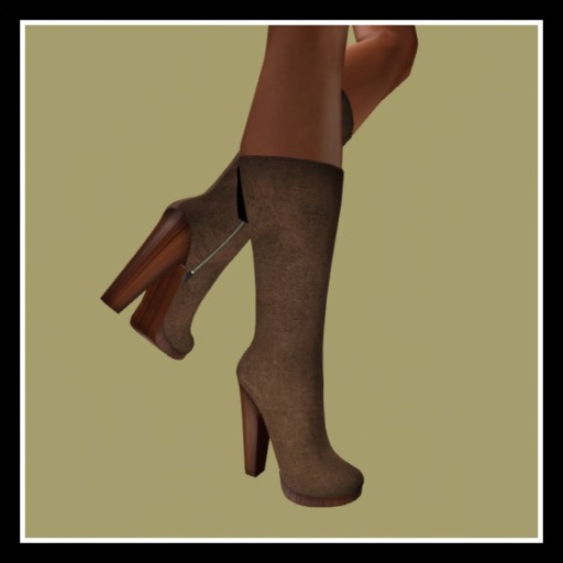 VLD Suede Brown wooden sole Boots-B