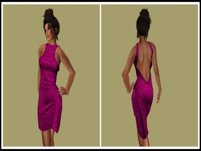 PINK CRINKLE DRESS