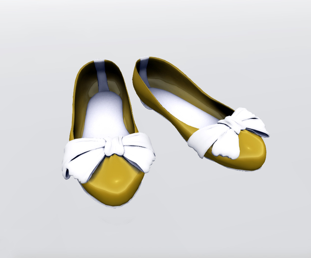 flat shoes - yellow