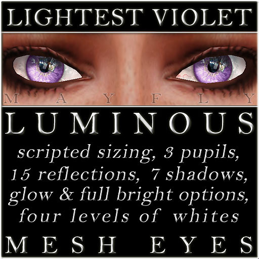 Mayfly - Luminous - Mesh Eyes (London Fog, free color)