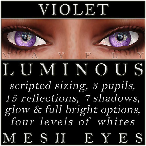 Mayfly - Luminous - Mesh Eyes (London Fog, free color)
