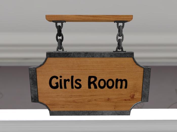 Girls Room Sign