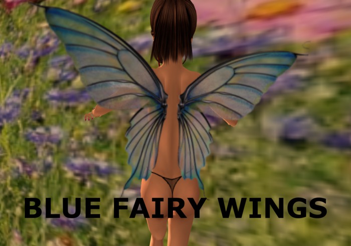 Blue Fairy Wings