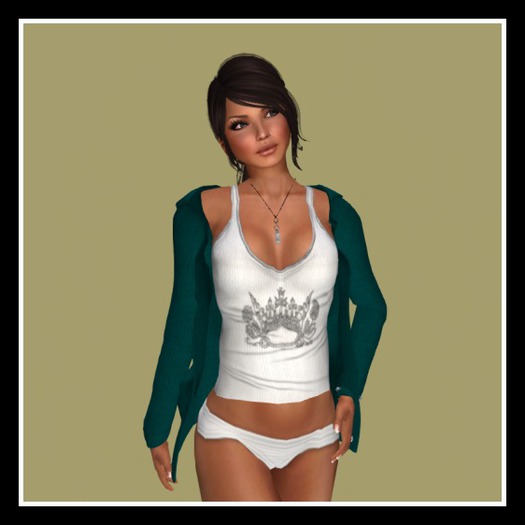 GREEN OPEN HOODED JACKET