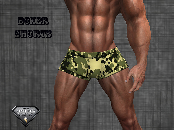 Boxer Short Green Military