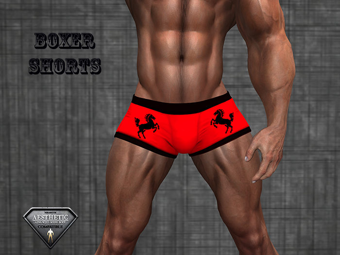 Boxer Short Red Horse
