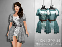 [FLRN] Hailey Cardigan Dress Blue