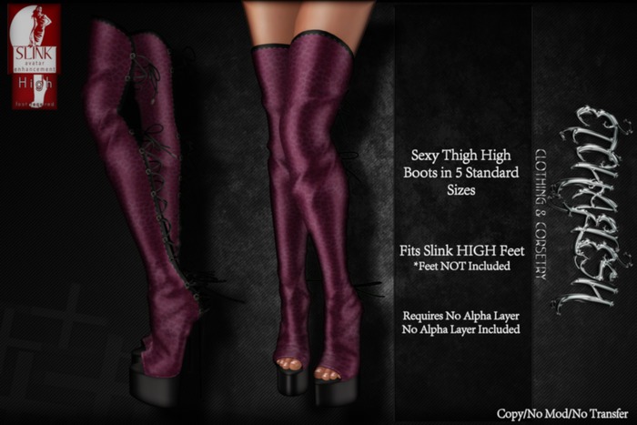 [Etchaflesh] Half N Half Thigh High Warmers Set