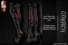 [Etchaflesh] Rawr Sabre Boots - CLASSIC