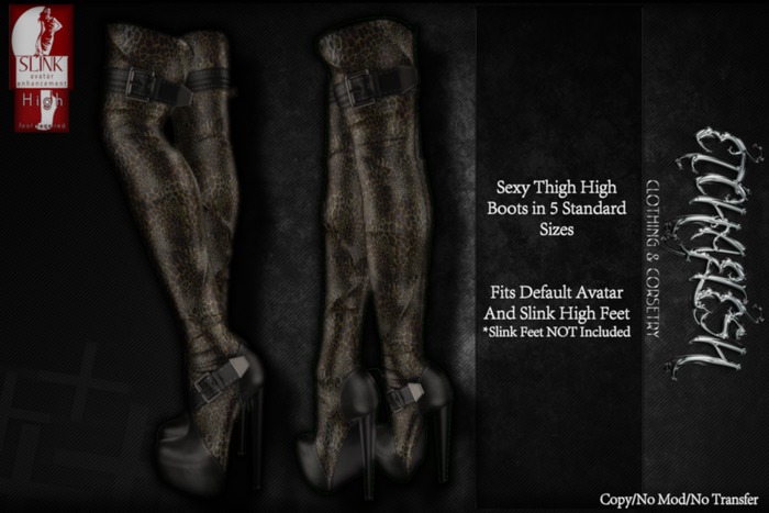 [Etchaflesh] Wild Thing Sabre Boots - CLASSIC