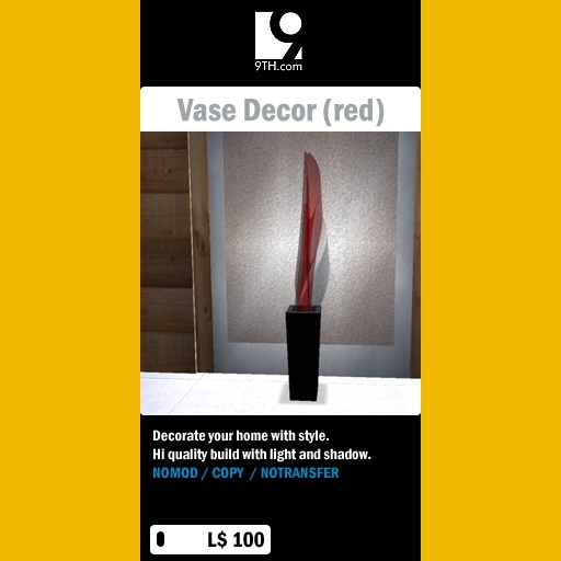 9th Art Decor 001 (red)